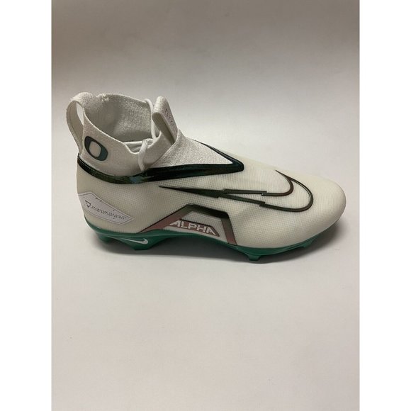 Nike Oregon Ducks Alpha Menace Elite 3 Team Football Cleats White Size 15 US main image 9